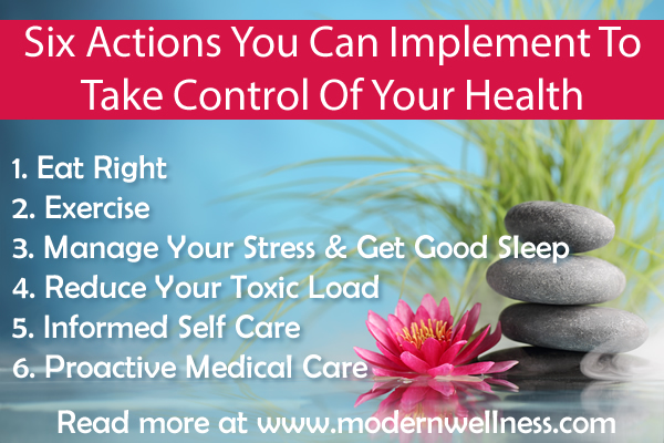 Six Actions You Can Implement To Take Control Of Your Health